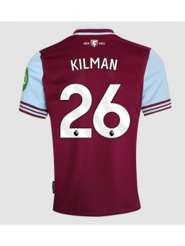 West Ham United Max Kilman #26 Replika Hemmakläder 2024-25 Kortärmad